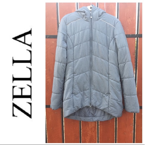 zella daphne hooded puffer jacket